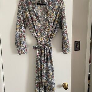 Floral Midi Maternity Dress - Multicolor
